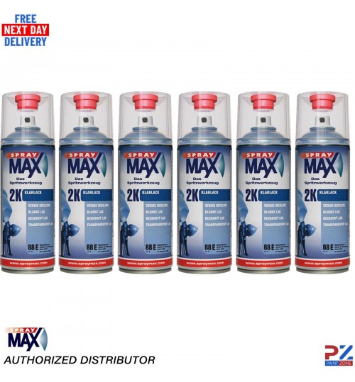 SprayMax 2K Clear Coat Gloss 400ml – 680061 – High Performance Lacquer X6